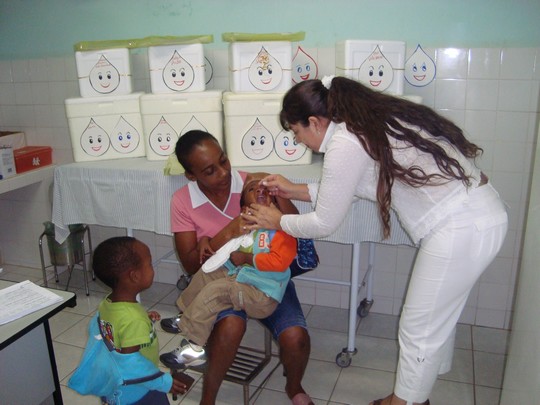 Ecoporanga já começou vacinação contra a Poliomielite 