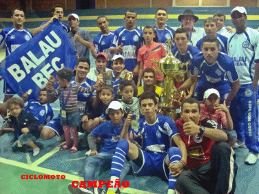 Ciclomoto: Campeão do Municipal de Futsal em Ecoporanga