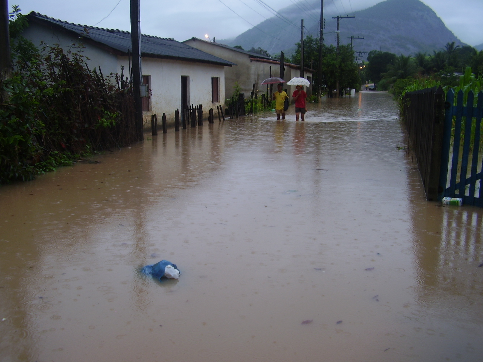Foi decretado Estado de Calamidade Pública devido as fortes chuvas