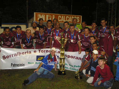 Serralheria Ecoporanga se sagra campeão do Campeonato Municipal de Futebol de Campo de 2007