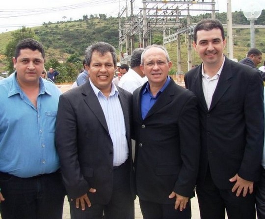  Prefeito Elias Dal’Col participou da solenidade de inauguração da Subestação de Distribuição de energia em Vila Paulista( Barra de São Francisco)